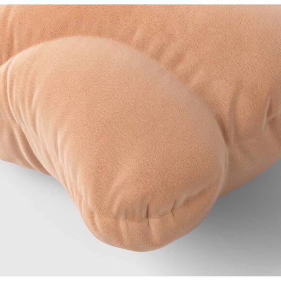NEW Threshold 20”x15” Peach Shell Outdoor Novelty Plush Pillow Cushion - Picture 3 of 5